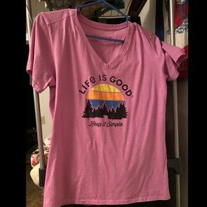 Life is good tee